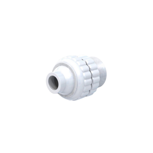 Retorno Vulcano para Hormigón Exterior Blanco con Hilo He 50 mm
