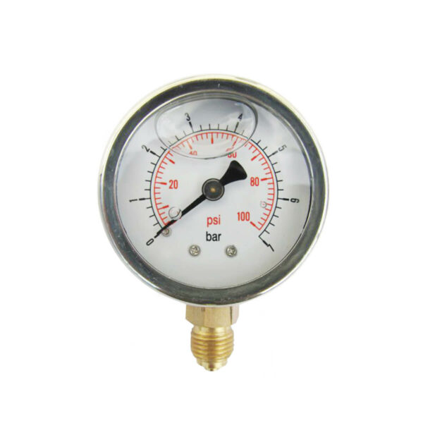 Manómetro glicerina 0-7 bar (100psi)